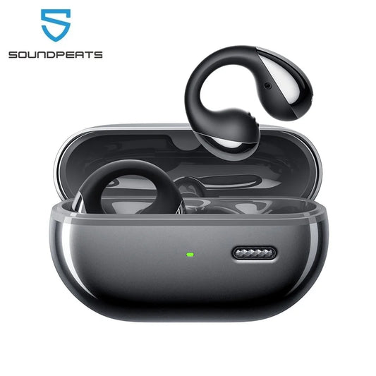 SoundPEATS PearlClip Pro Wireless Earphones Bluetooth 5.4 Opean-Ear Earbuds With AI ENC Clear Call, Multipoint Connection, IPX5