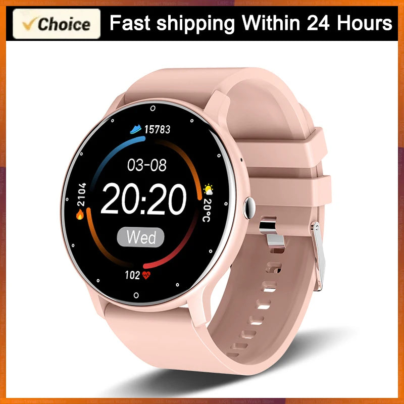 LIGE Waterproof Women Smart Band Watch Real-time Weather Forecast Men Watches Sports Ladies Smart Watch For Xiaomi Android IOS