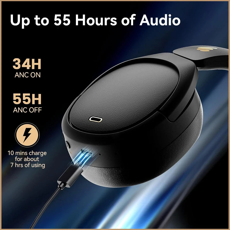 Edifier WH950NB Active Noise Cancelling Wireless Headphones Hi-Res Wireless Audio Dual Device Connection Bluetooth 5.3 Headset